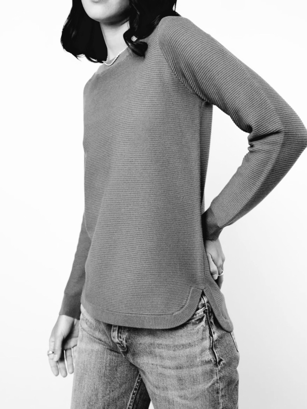 Cyrus The Textured Crewneck Sweater